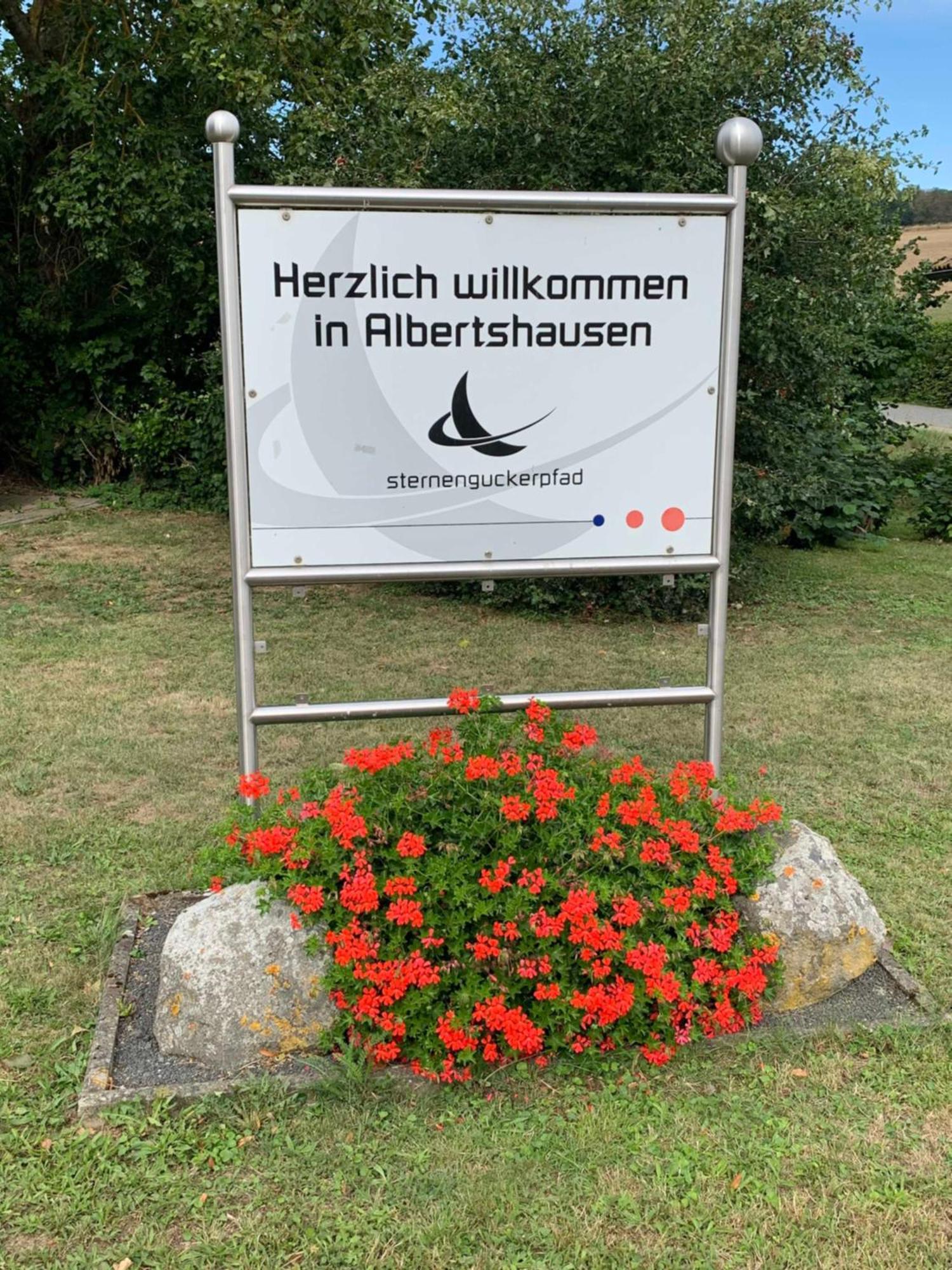 Ferienwohnung In Den Wiesen Albertshausen エクステリア 写真