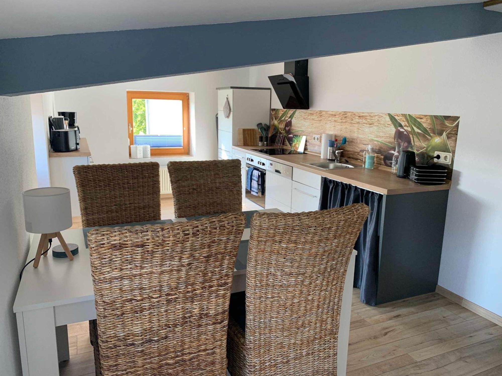 Ferienwohnung In Den Wiesen Albertshausen エクステリア 写真